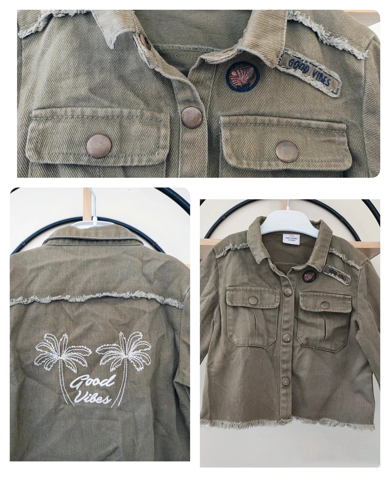 3 ans veste en jean tape a l'oeil